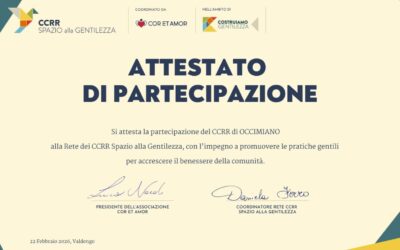 Il CCRR di Occimiano aderisce al progetto &ldquo;Spazio alla Gentilezza&rdquo;
